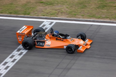 Historical Formula 1 vehicle at the Oldtimer Grand Prix 2013 on the Nuerburgring