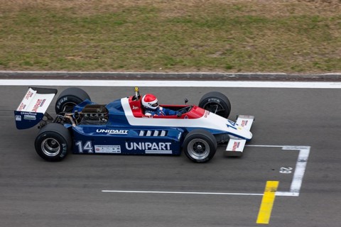 Historical Formula 1 vehicle at the Oldtimer Grand Prix 2013 on the Nuerburgring