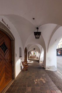 Arcades in the historic centre