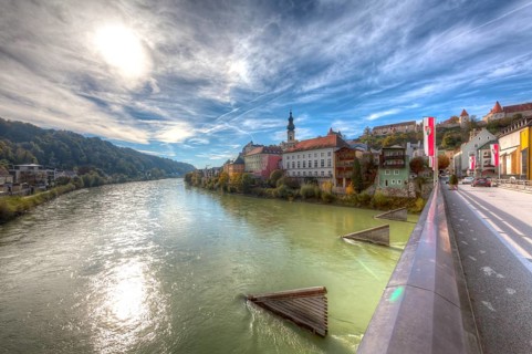 Burghausen on the Salzach River