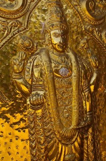 Relief of the god Vishnu