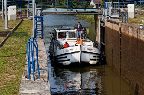 Houseboat on the Canal des Vosges