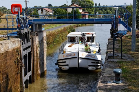 Houseboat on the Canal des Vosges