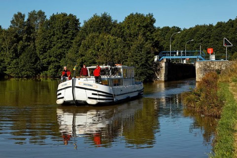 Houseboat on the Canal des Vosges