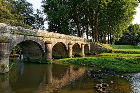 Old road bridge over the Coney River