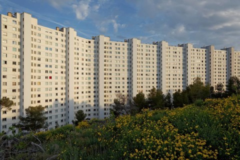 Residential block of flats at the Residence Valmante, Marseille