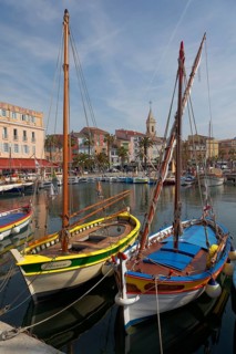 Traditional wooden fishing boats