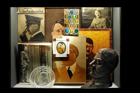 Objects with portraits of Adolf Hiltler