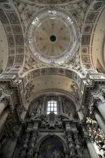 Dome with the sanctuary of the Theatiner Church