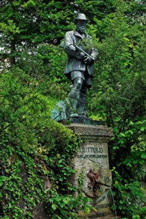 Fountain statue of Prince Regent Luitpold of Bavaria