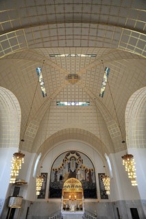 Chancel with dome of the Church of St. Leopold at Steinhof
