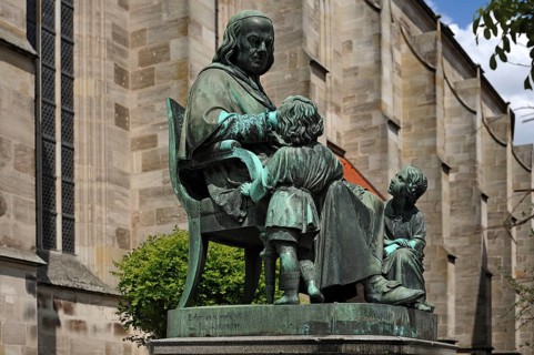 Monument of the priest and writer Christoph von Schmid