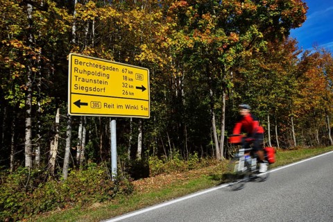 Cyclist near Seegatterl