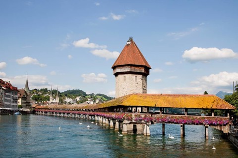 Kapellbruecke Bridge or Chapel Bridge