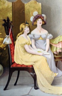 Conversation in the salon