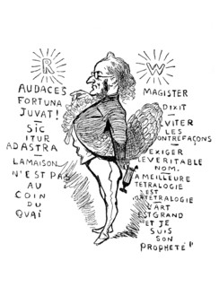 Caricature of Richard Wagner