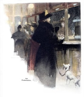 At the post office