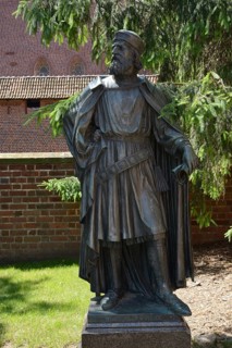 Statue of the Grand Master of the Teutonic Knights