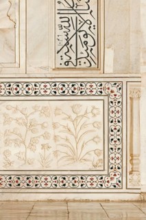 Inlaid marble