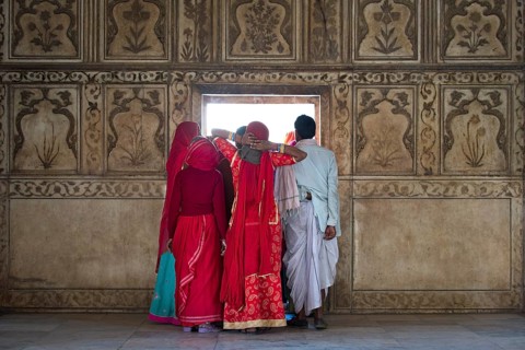 Group of Indian visitors