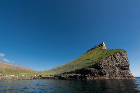 Cliffs and grassland