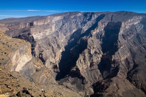 Wadi Ghul or Omani grand canyon