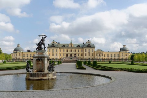 Fountain in the palace gardens