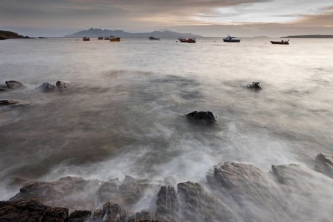 Fishing boats in the harbour