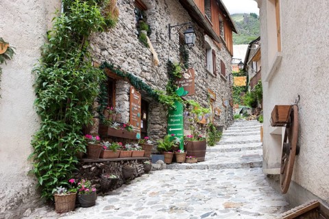 Alley in the historic town centre