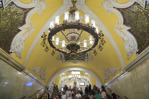 Stucco ceiling with a chandelier