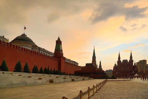 Senate Tower and Lenin's Mausoleum