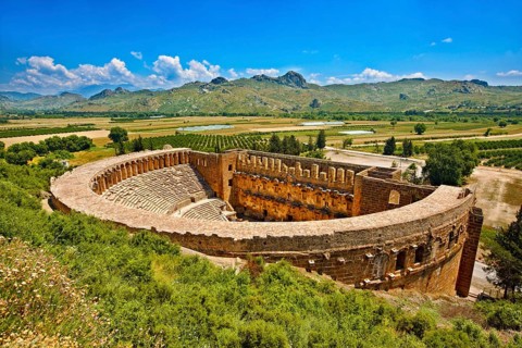 The Roman theater of Aspendos