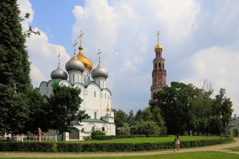Cathedral of Our Lady of Smolensk and the six-storey bell tower
