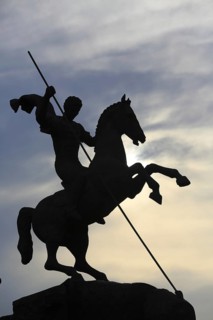 Equestrian statue