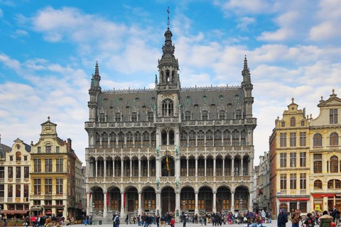Maison du Roi or Broodhuis on Grand Place or Grote Markt square