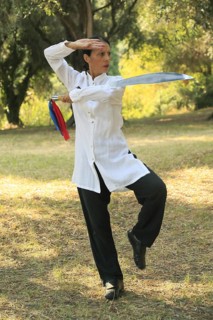 Tai Chi with a sword