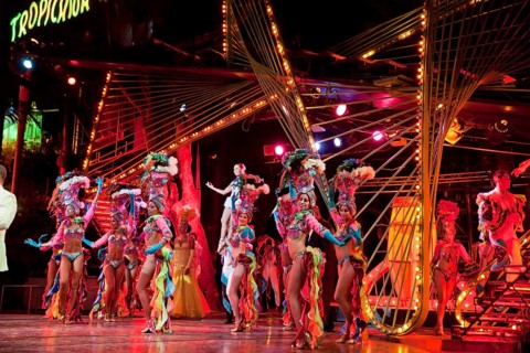Dancers of the famous Tropicana nightclub
