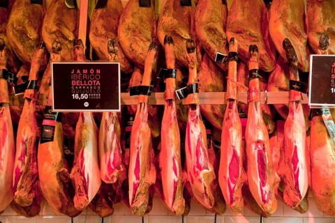 Jamon Iberico or Spanish ham