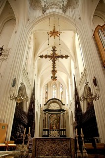 Crucifix and altar