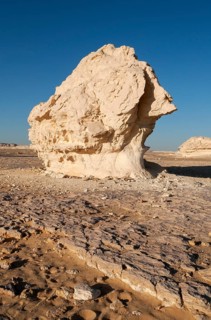 Chalk rock formation