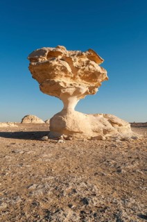Chalk rock formation