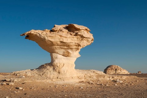 Chalk rock formation