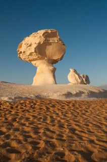 Chalk rock formations