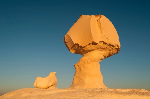 Chalk rock formations