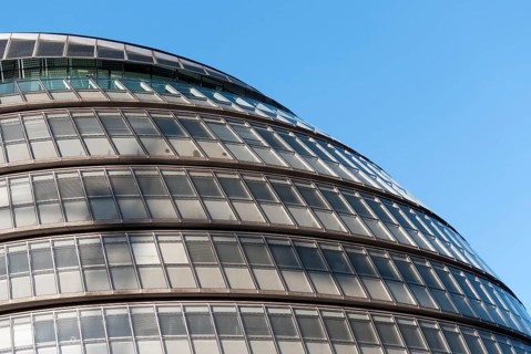 Facade of London City Hall