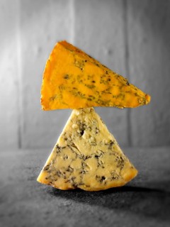English blue cheese wedges