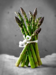 Bunch of asparagus spears