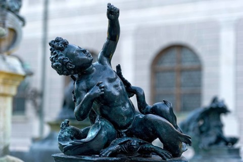 Bronze putto
