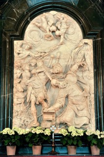 Relief image of the strike of the sword by Johann Neudecker
