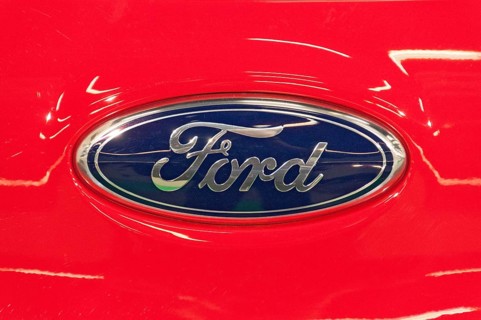 Ford logo on a car